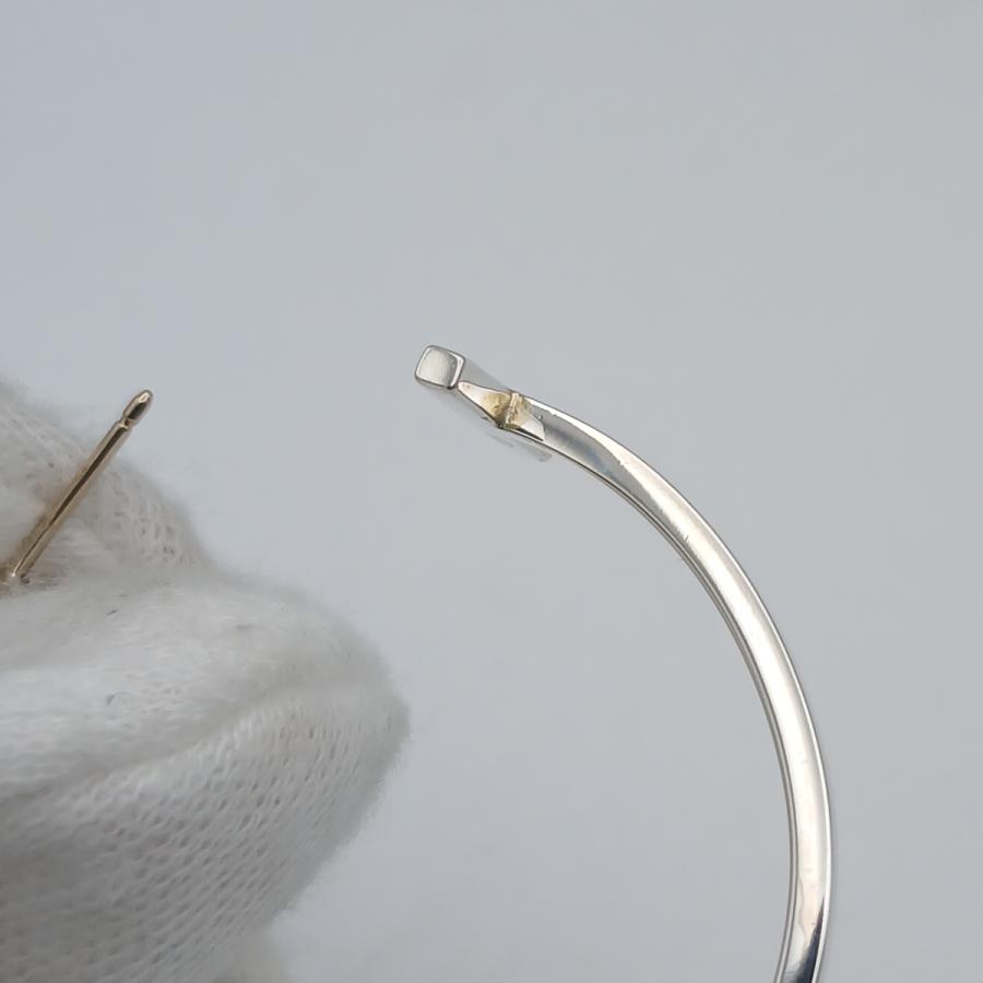 TIFFANY&Co.（ティファニー） Tワイヤー フープピアス ピアス シルバー