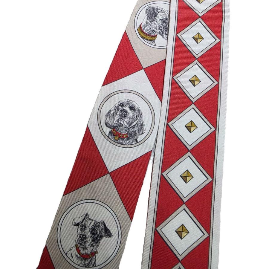 HERMES（エルメス） ツイリー 首輪と犬 コリエドシアン Colliers et