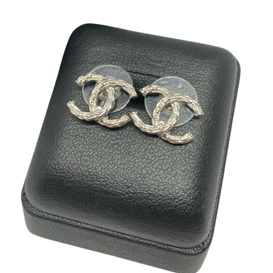 CHANEL（シャネル） ココマーク ピアス シルバー B15B刻印 ユニ
