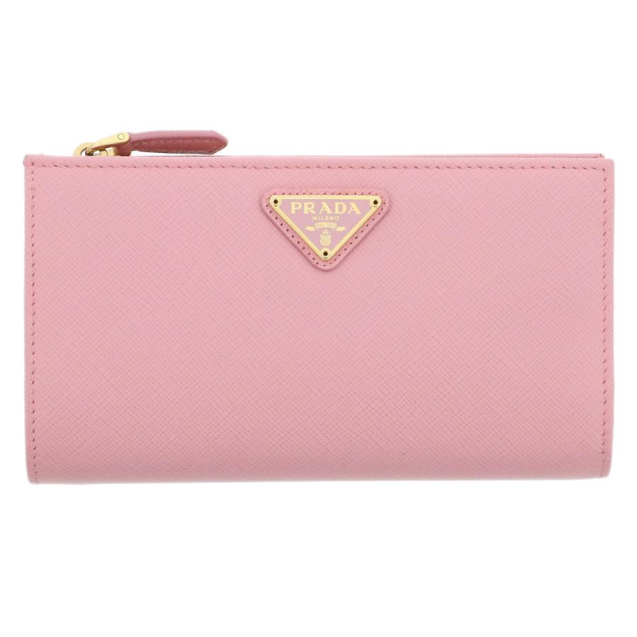 PRADA（プラダ） サフィアーノ トライアングル 二つ折り財布 1ML009