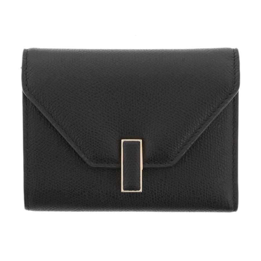K*N様 美品✨ヴァレクストラ イジィデ 三つ折り財布 ブラック Valextra（ヴァレクストラ） イジィデ ウォレット 三つ折り財布