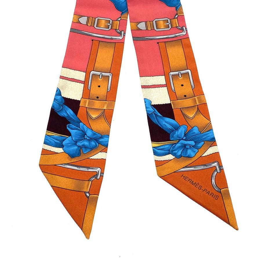 HERMES エルメス ツイリー スカーフ 大調教術　 GRAND MANEGE HERMES（エルメス） GRAND MANEGE 大調教術 ツイリー スカーフ シルク