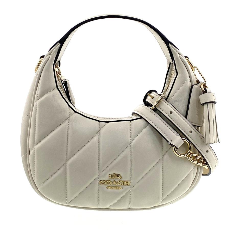 COACH カルメン ミニ ボディバッグ ホワイト キルティング 2026年最新