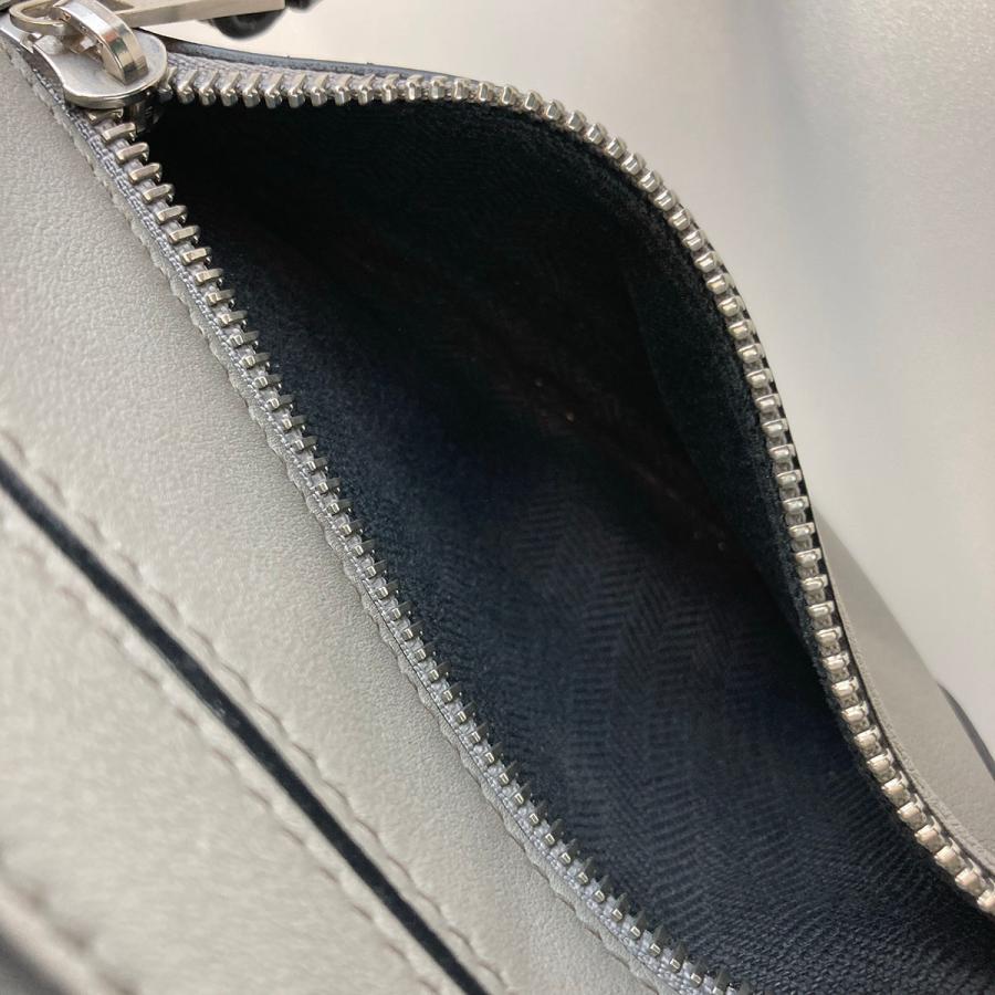 LOEWE（ロエベ） パズル バムバッグ ボディバッグ レザー グレー