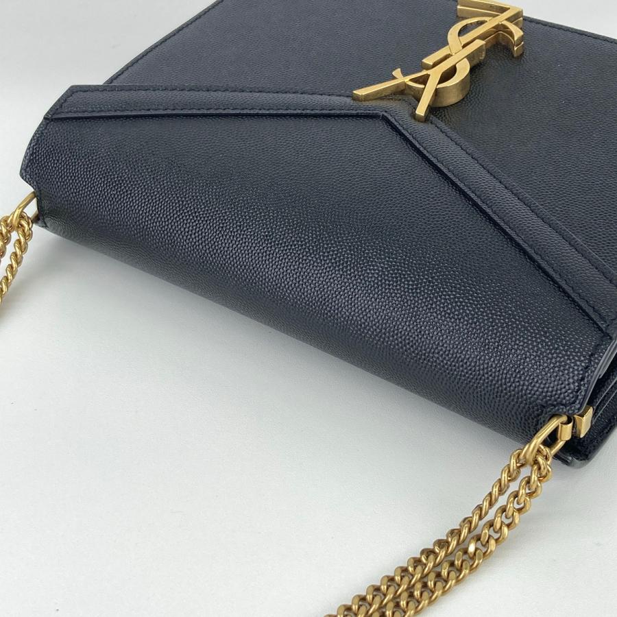 SAINT LAURENT PARIS(サンローランパリ) ショルダーバッグ カサンドラ 532750 黒 チェーンショルダー レザー SAINT LAURENT サンローラン パリ PARIS ショルダーバッグ レディース