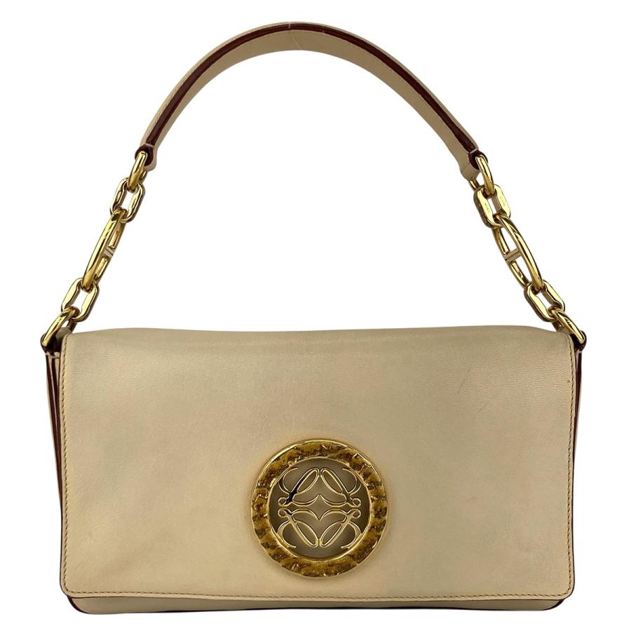 LOEWE（ロエベ） マイア アナグラム プレート付き ショルダーバッグ 