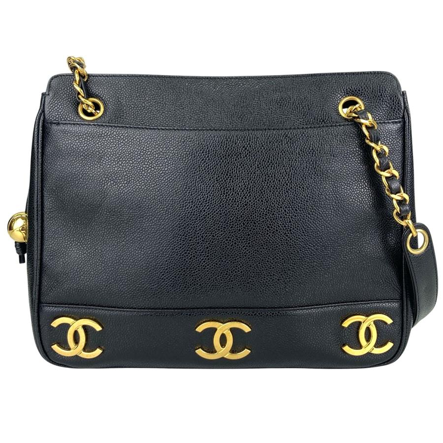 CHANEL（シャネル） トリプルココ ショルダーバッグ チェーン ゴールド