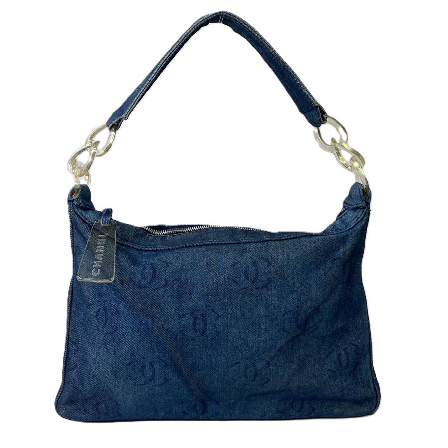 CHANEL（シャネル） ココマーク デニム ショルダーバッグ デニム