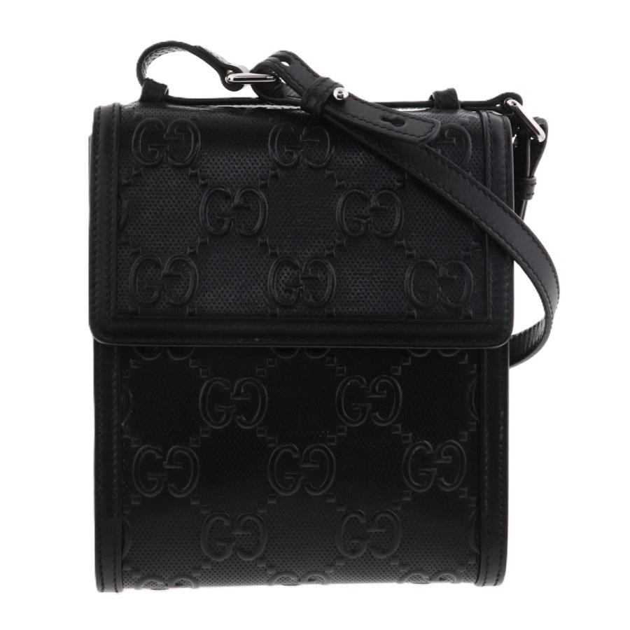 GUCCI（グッチ） GGエンボス メッセンジャーバッグ ショルダーバッグ