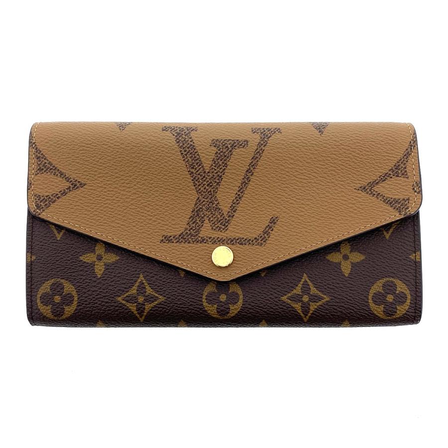 LOUIS VUITTON ルイ・ヴィトン ポルトフォイユ･サラ 長財布 M80726 モノグラム モノグラムジャイアント ブラウン レディース【中古】 LOUIS VUITTON（ルイ・ヴィトン） ポルトフォイユ・サラ 長財布 M80726