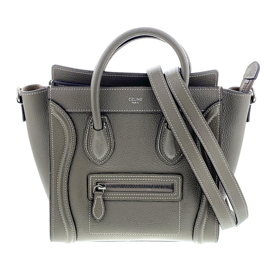 CELINE（セリーヌ） ラゲージ ナノショッパー 2WAYバッグ ハンドバッグ