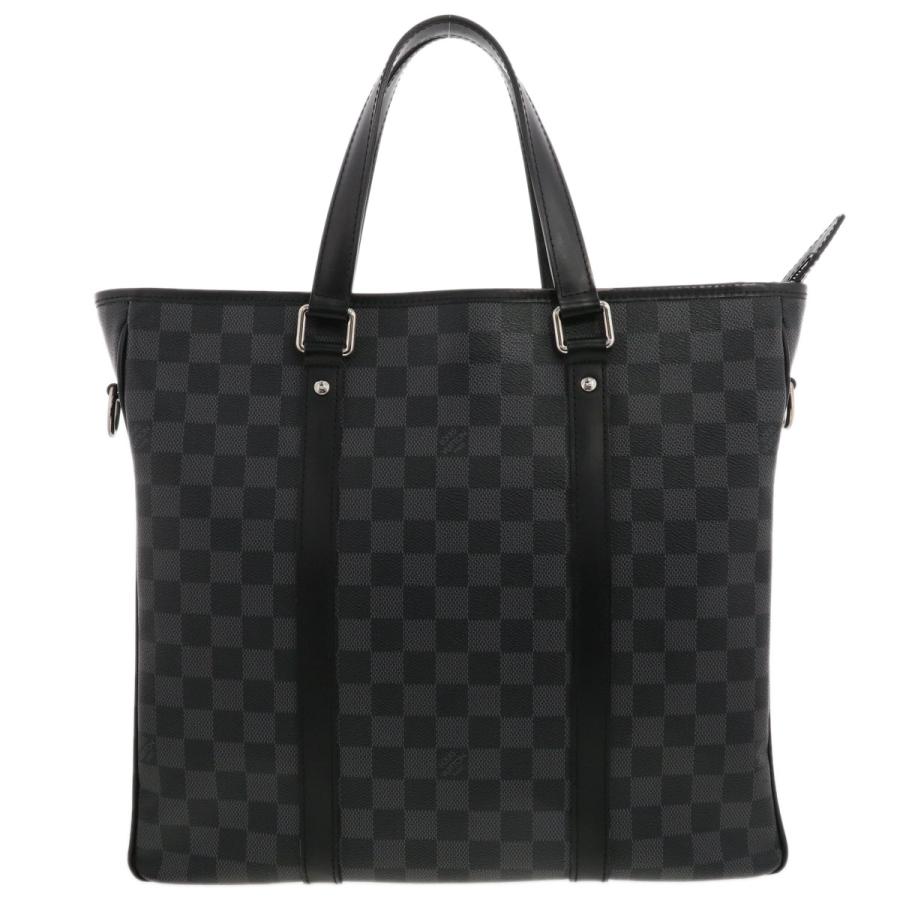 【美品】ルイヴィトン　ダミエグラフィット　タダオPM　N51192　トート　黒 LOUIS VUITTON（ルイ・ヴィトン） タダオ トートバッグ トートバッグ