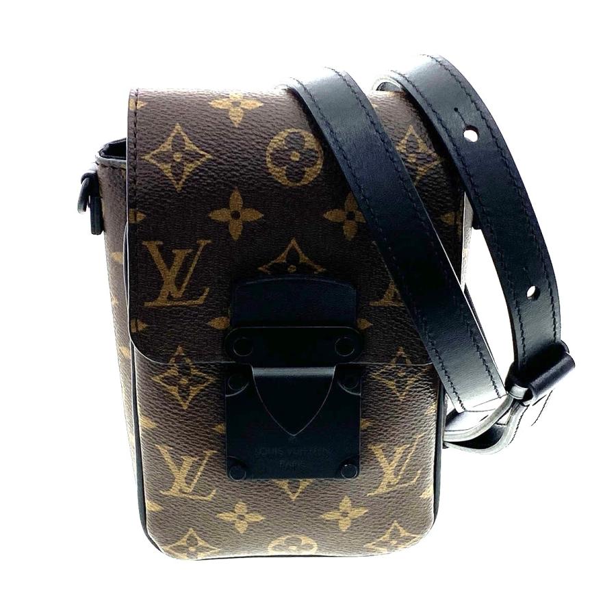 ルイヴィトン LOUIS VUITTON ショルダーバッグ Sロック ヴェルティカル ウエアラブルウォレット モノグラムマカサー モノグラムマカサー ブラック金具 M81522 RFID【中古】 LOUIS VUITTON（ルイ・ヴィトン） Sロック ヴェルティカル