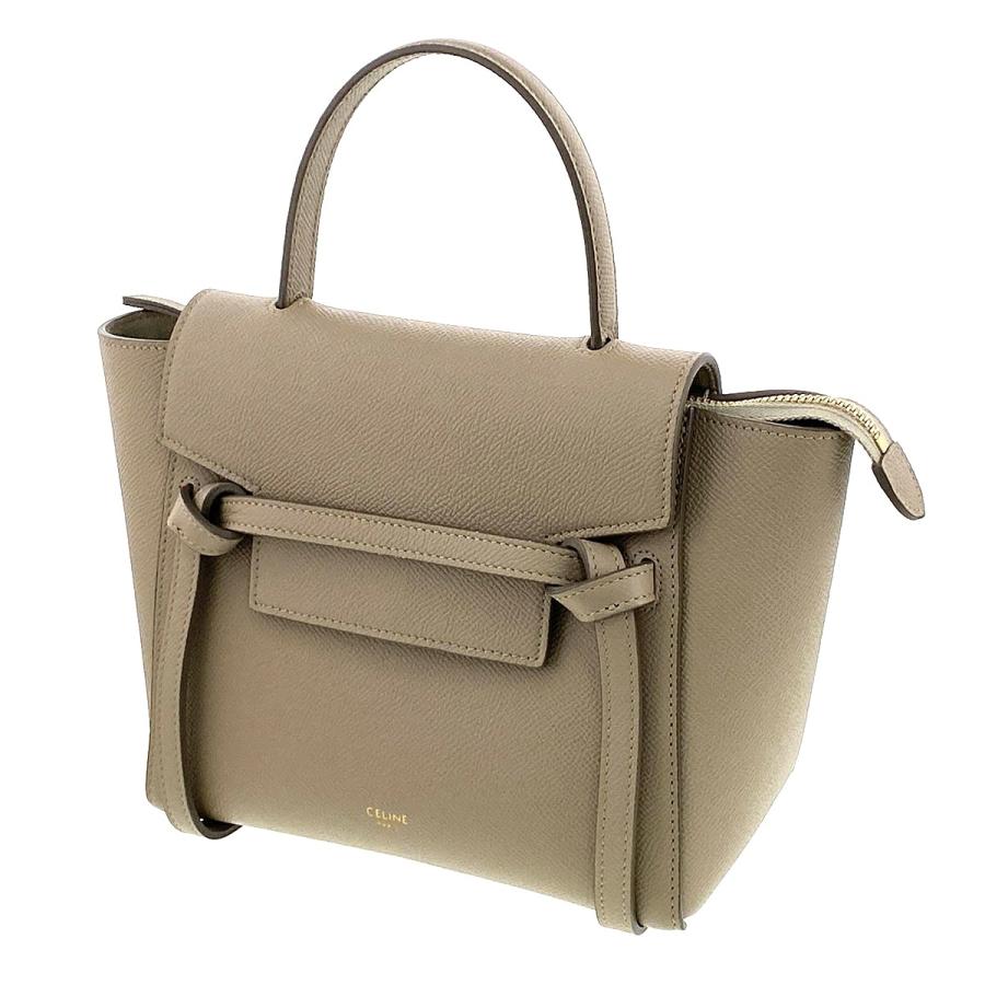 CELINE（セリーヌ） ベルトバッグ ナノ ハンドバッグ 189003ZVA レザー 