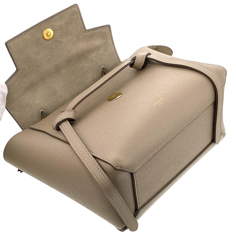 CELINE（セリーヌ） ベルトバッグ ナノ ハンドバッグ 189003ZVA レザー