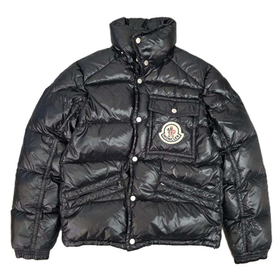 Moncler k2 でかワッペン　ブラック ダウンジャケット MONCLER（モンクレール） K2 廃盤モデル デカ ロゴワッペン付き ダウン