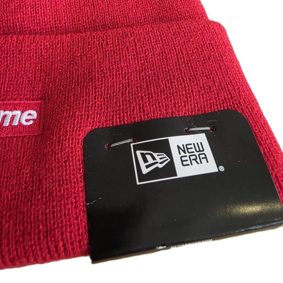 Supreme New Era 赤 ニット帽 Supreme（シュプリーム） 24AW New Era Script Beanie ニューエラ ロゴ