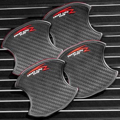 車用 車ドアハンドルプロテクター ドアノブ傷防止 高い素材 保護 フィルム カーボン ガード ドアノブ ドアハンドルプロテクションカバー ガーニッシ 引っかき傷