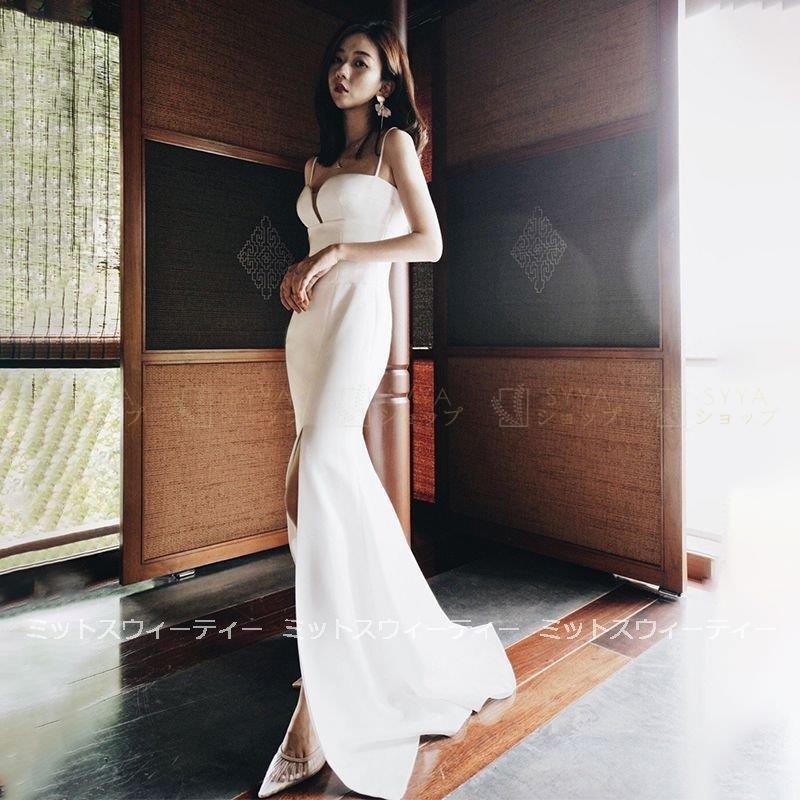 カラードレス 演奏会 パーティードレス 結婚式 Aラインドレス 二次会 二次会ドレス ロングドレス