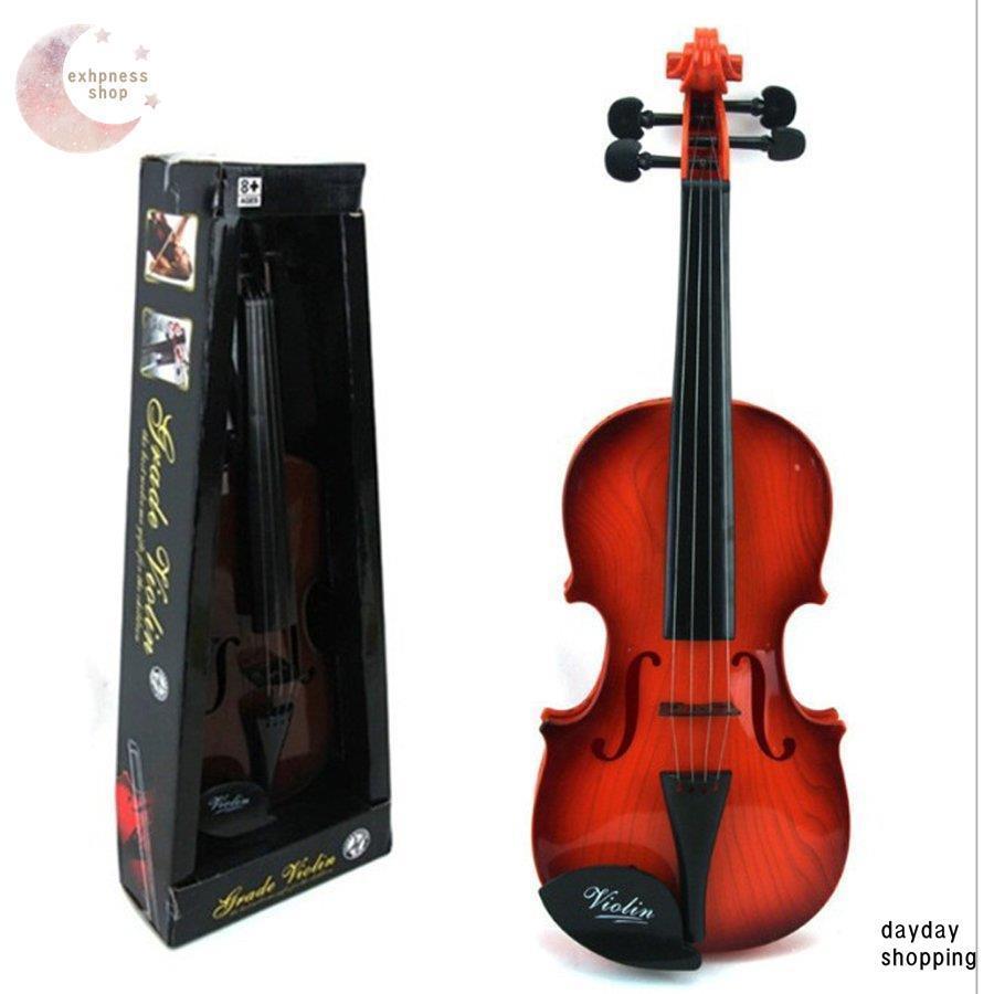 バイオリンおもちゃ 楽器のおもちゃ 弦楽器 音楽おもちゃ 練習用 バイオリンモデル ギフト ポータブル｜pay｜04