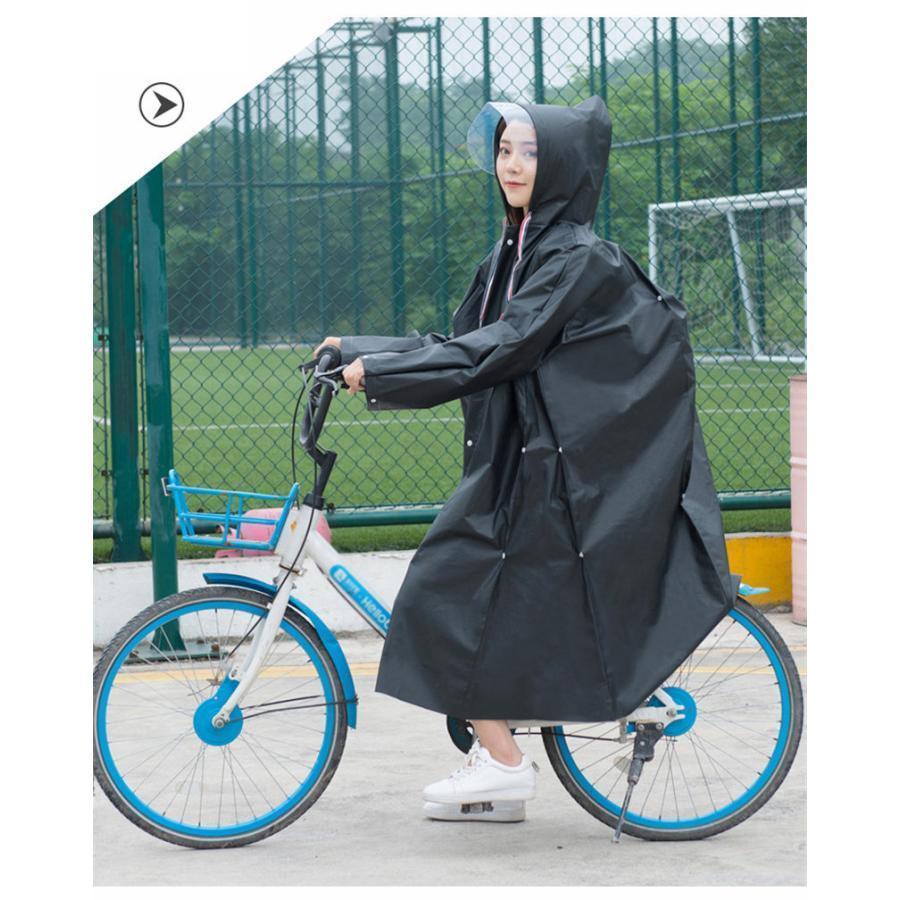 信託 レインコート 男女兼用 ポンチョ 雨具 通勤 通学 自転車 レジャー