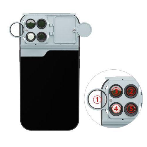 AREA エアリア iPhone12Pro用 スライド型マルチレンズ｜paypaystore｜05