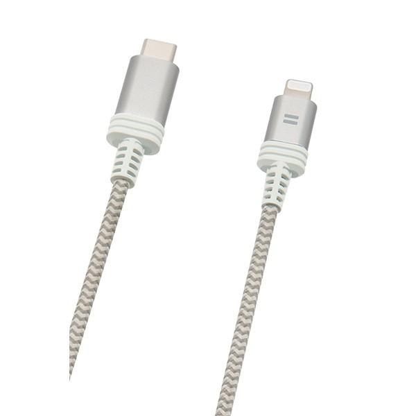アウトレット SoftBank SELECTION USB Type-C Tough Cable with Lightning Connector / シルバー｜paypaystore｜02