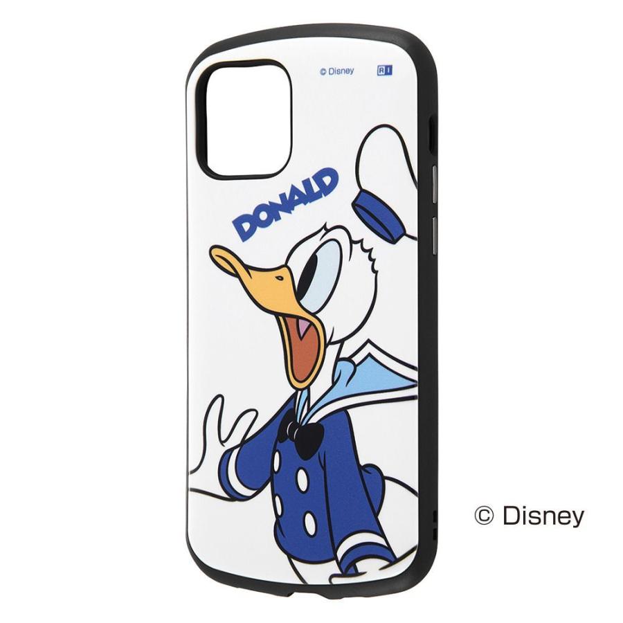 ray-out レイアウト iPhone12Pro iPhone12 ディズニー Disney アイフォン ケース カバー スマホケース ドナルド Donald ホワイト 白 二重構造 ストラップ｜paypaystore