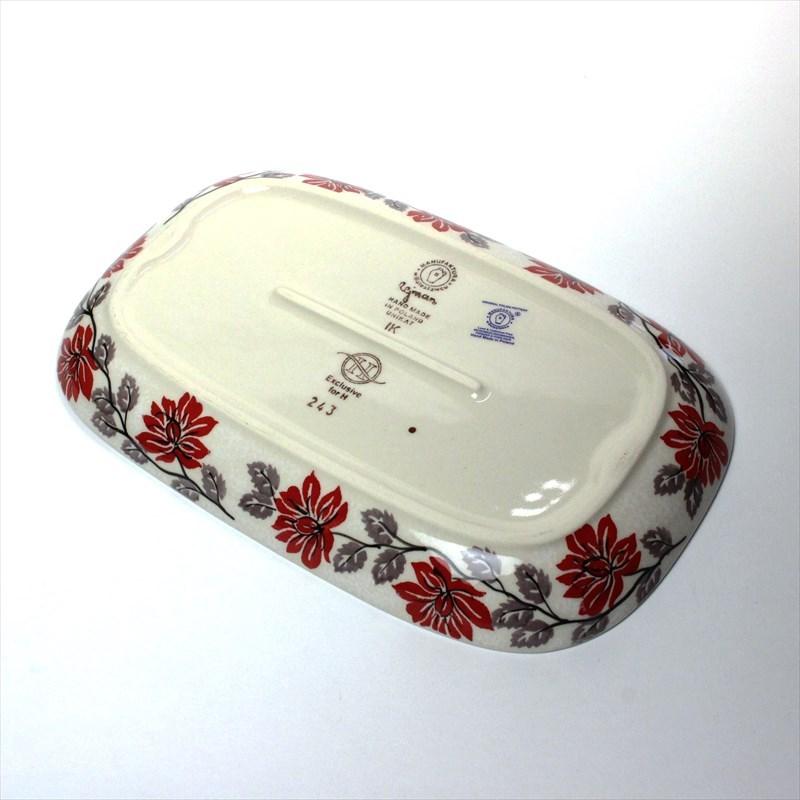 ポーランド食器 長皿 オーバルプレートL P131-KS01 ポーリッシュポタリー マヌファクトゥラ社の画像
