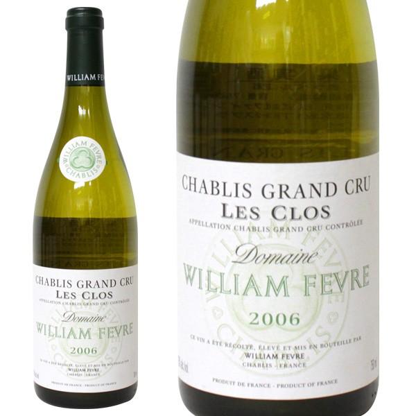 シャブリ グラン クリュ レ クロ 2006年 ウィリアム フェーブル 750ml 箱なし（白ワイン・フランス） :chablis