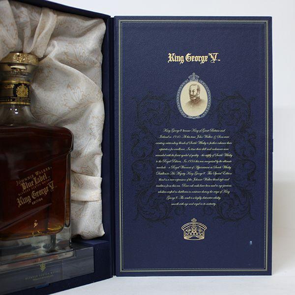 貴重品 贈り物 ジョニーウォーカー キングジョージ5世 白澤 750ml 43% ジョニー ウォーカー キングジョージ5世 750ml 43% 正規品・箱