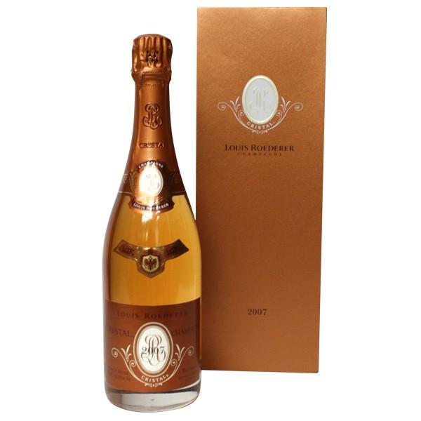 ルイ ロデレール クリスタル ロゼ 2007年 750ml 正規品・箱付き（シャンパン）