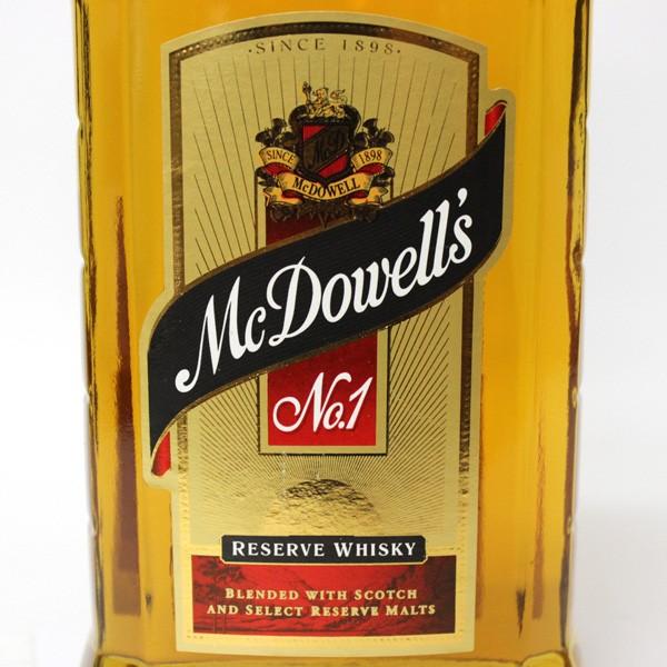 マクダウェル No.1 インド ウイスキー 750ml 42% 並行輸入品 箱なし