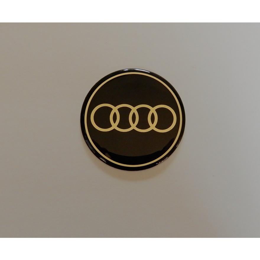 Audi AUDI／アウディ エンブレム 1枚 ホイールセンターマーク49φ 未