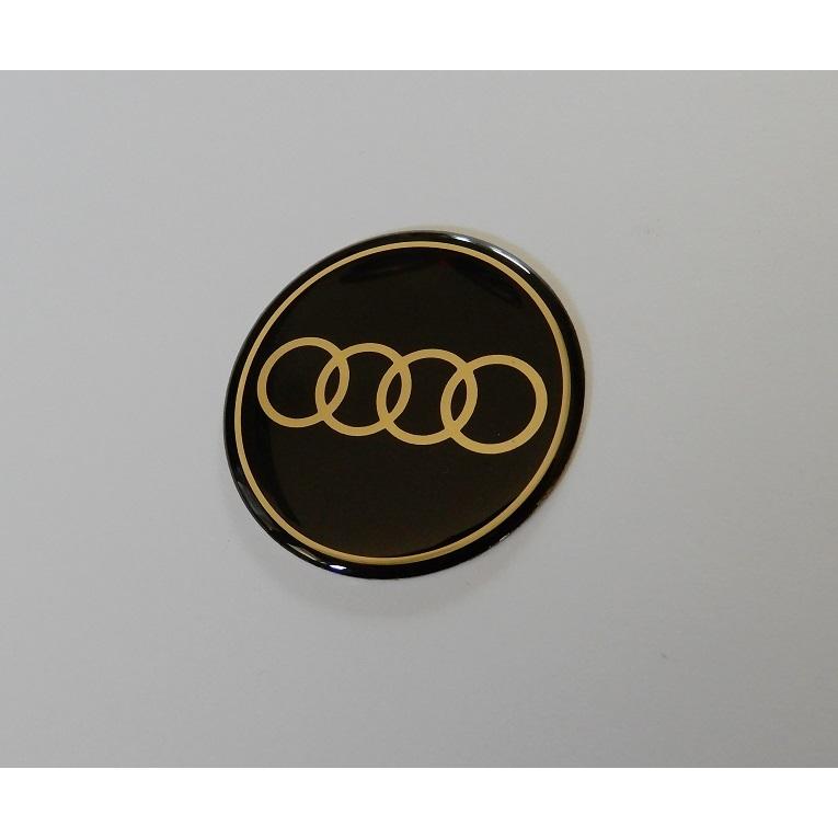 Audi（アウディ） エンブレム 1枚 ホイールセンターマーク49φ 未使用品 