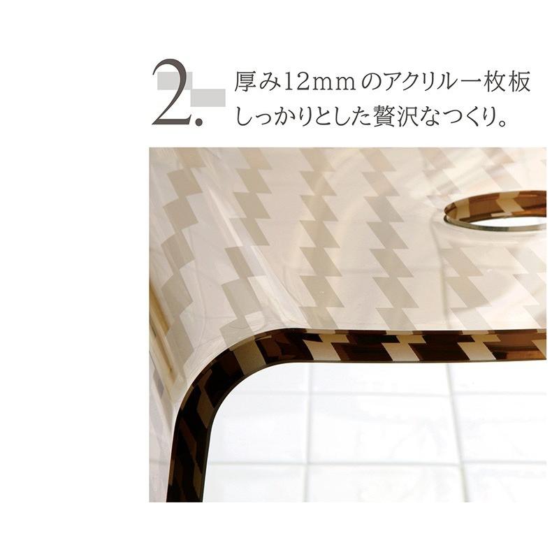 バスチェア 単品 おしゃれ 送料無料 安い 高級 風呂椅子 風呂イス 高さ31cm エスカーラ 幾何学柄 チェック柄 ばすちぇあ シンプル モダン 5113 パウダーバス ヒーリング 通販 Yahoo ショッピング