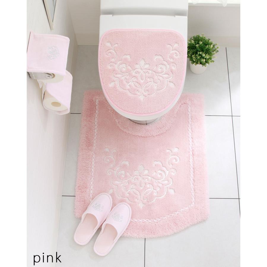 大同 トイレマット 4点 セット 大判 ロング かわいい 洗える おしゃれ