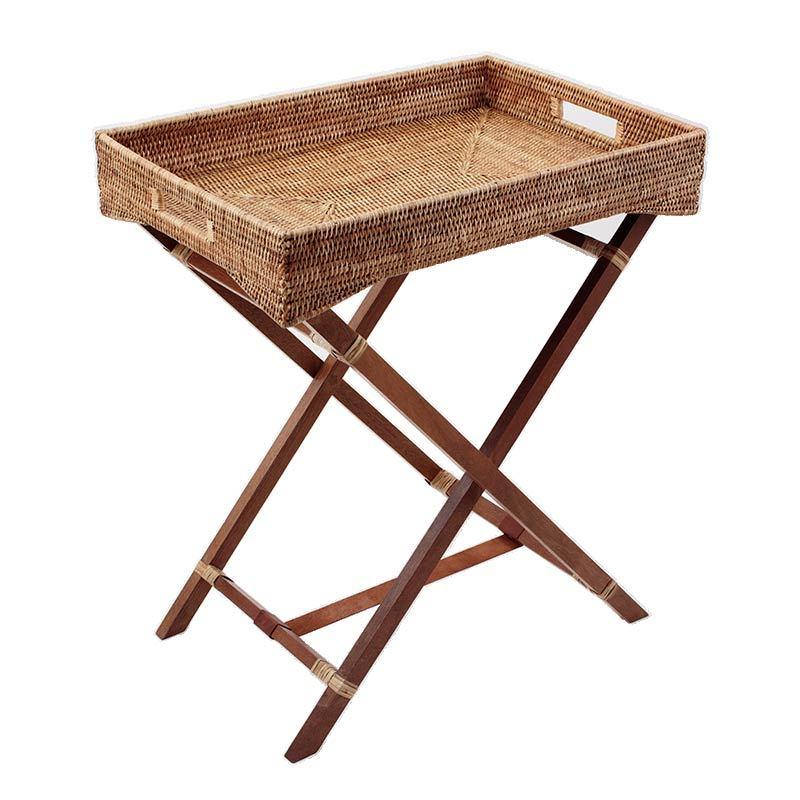 サイドテーブル おしゃれ 折りたたみ ブロンクス バトラートレイ GN983