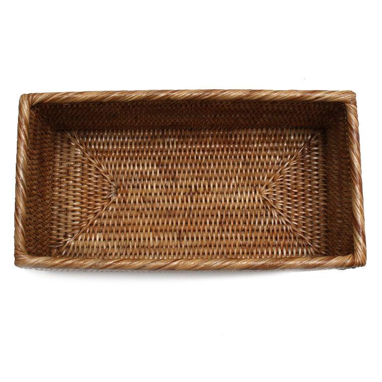 籐 かご 籐のかご 収納 ケース バスケット ボックス おしゃれ 安い インテリア雑貨 手編み バリ ラタン ブロンクス 日用品 シンプル ナチュラル Bronx Basket パウダーバス ヒーリング 通販 Yahoo ショッピング