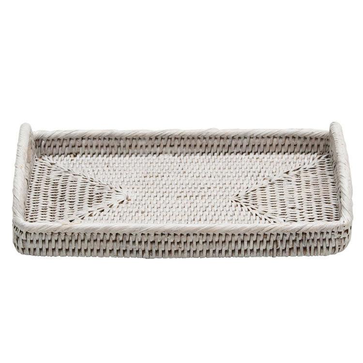 籐 かご 籐のかご トレイ 収納 トレー お盆 ブレックファーストトレー