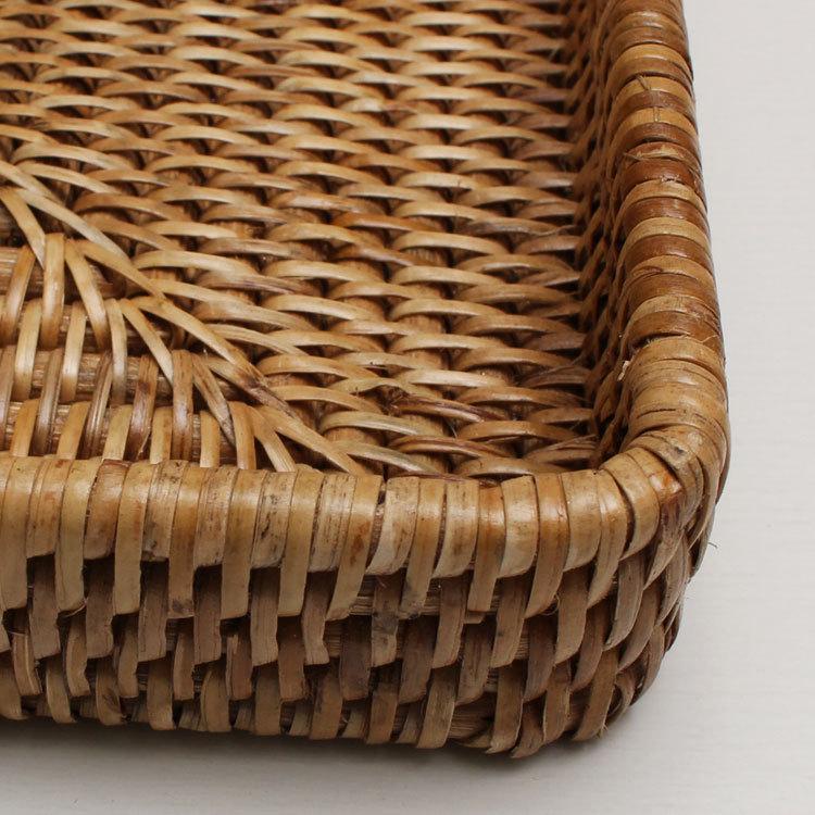 籐 かご 籐のかご トレイ トレー 収納 小物入れ おしゃれ 安い バリ