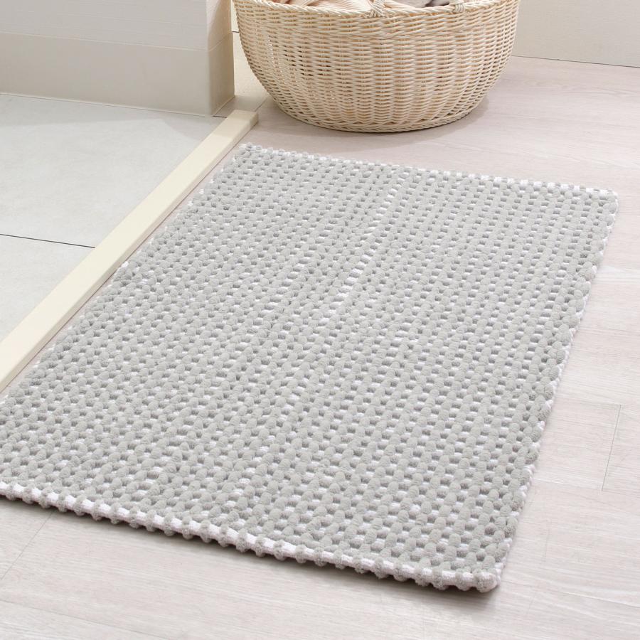 バスマット 速乾 吸水速乾 洗える おしゃれ 薄手 40×60 足拭きマット