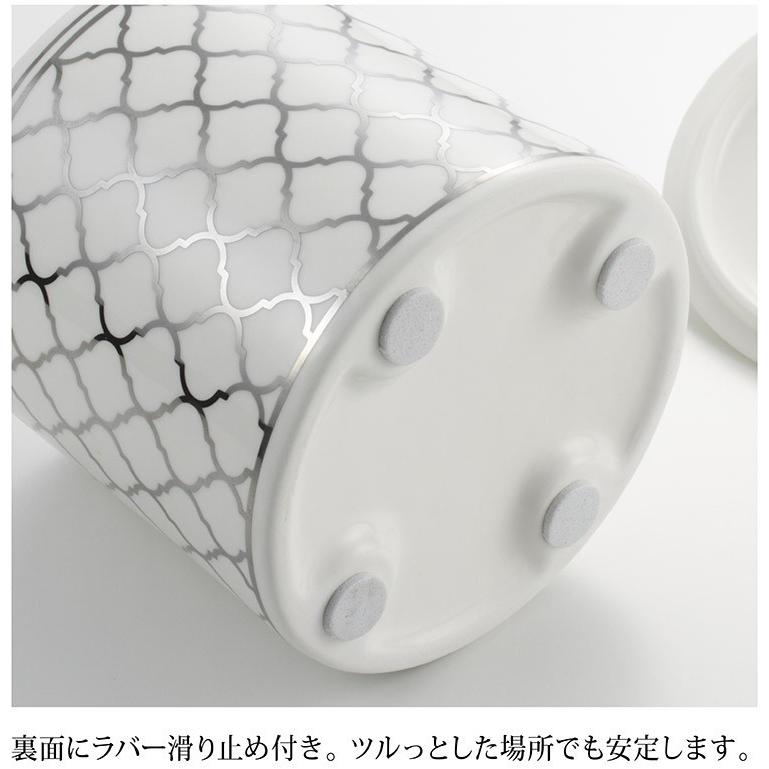 トイレ サニタリーボックス 陶器 汚物入れ コーナーポット トイレポット ふた付き ゴミ入れ 小物入れ 白磁 おしゃれ 安い オレット トイレ用品 洗面用品 未使用品 陶器 サニタリーボックス 小物入れ Cmwe It