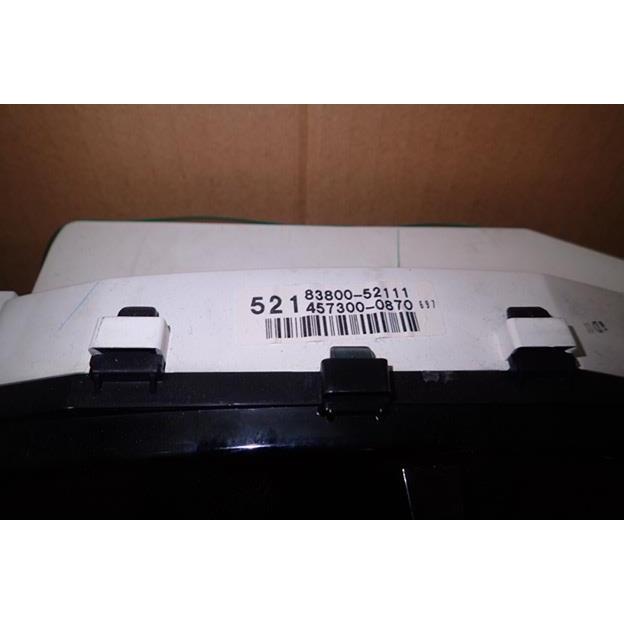 ヴィッツ TA-NCP10 スピードメーター 521 457300-0870 83800-52111