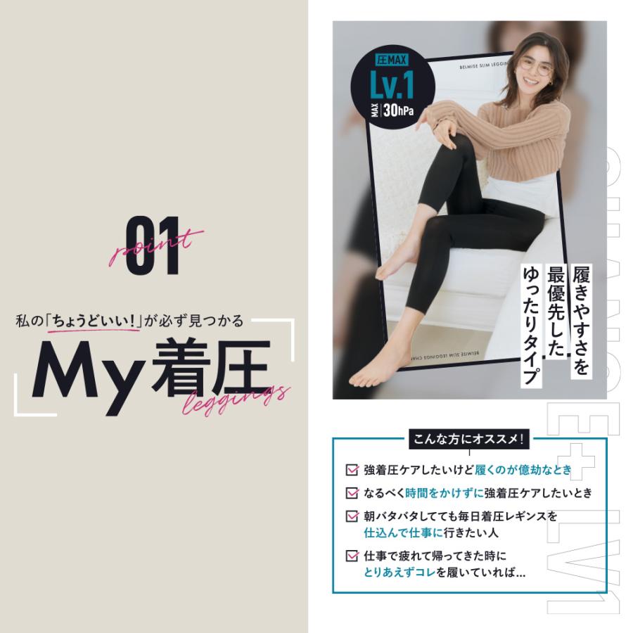 BELMISE（ベルミス） 公式 プレミアム 着圧レギンス 着圧タイツ 着圧
