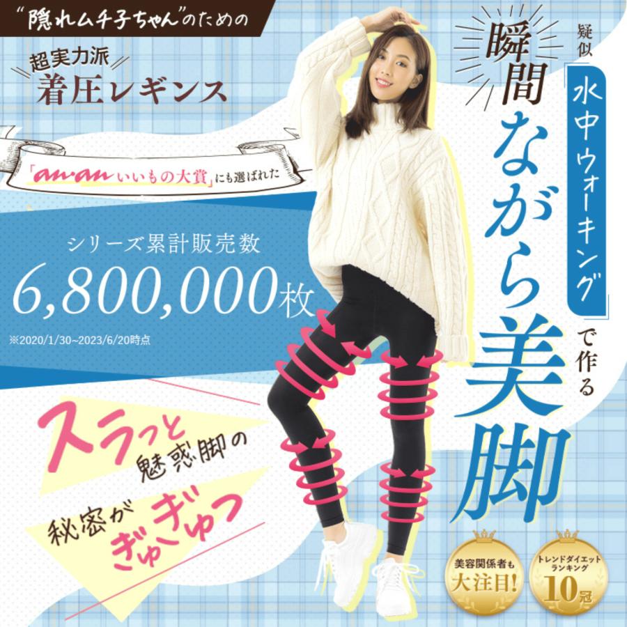 BELMISE（ベルミス） 公式 スリムレギンス 着圧レギンス 着圧スパッツ