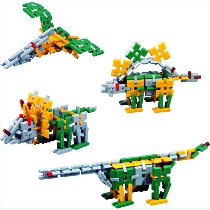 知育玩具ピーブロック「日本の恐竜セット」おうち遊びに　組み立て　創造力 複数恐竜｜pblock｜04