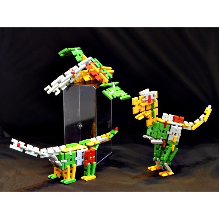 ピーブロック「恐竜セットDX」知育玩具　教材　組み立て　創造力 複数恐竜 |  | 02