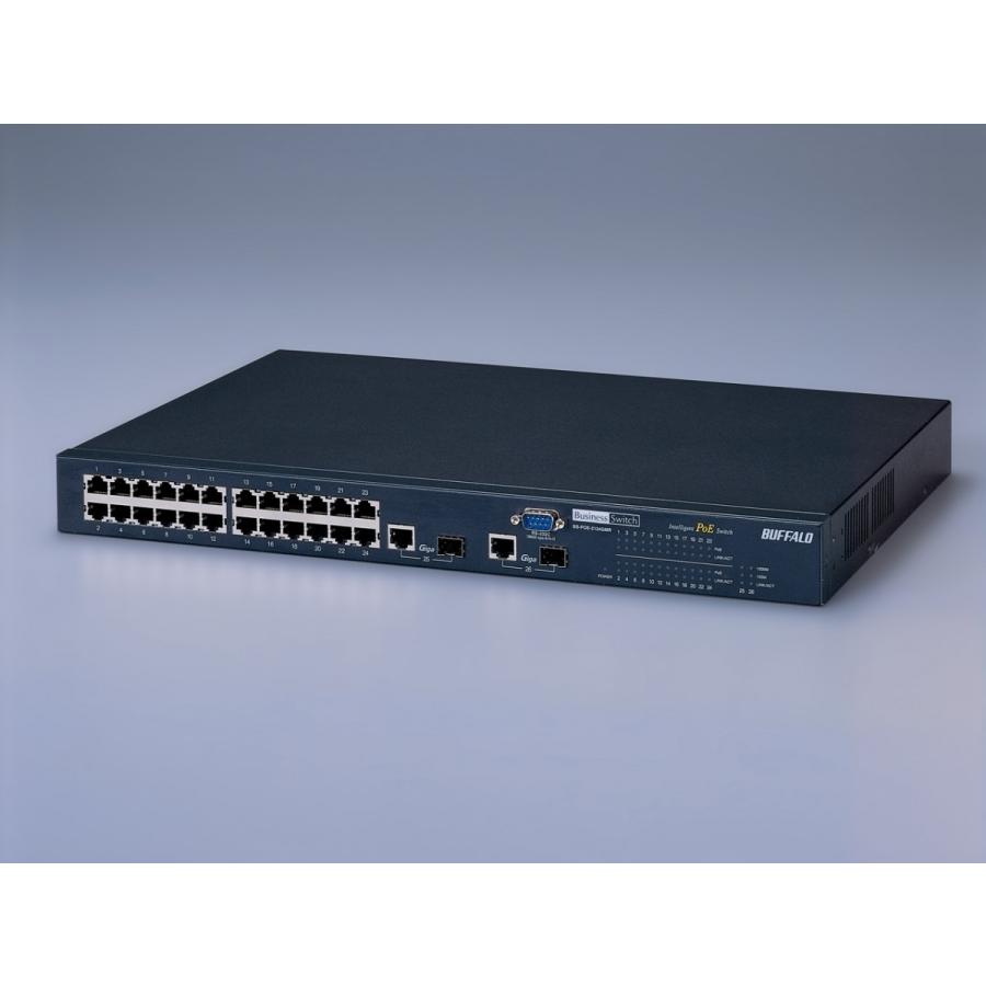 BUFFALO BS-POE-2124GMR レイヤー2 Giga対応 インテリジェント PoE