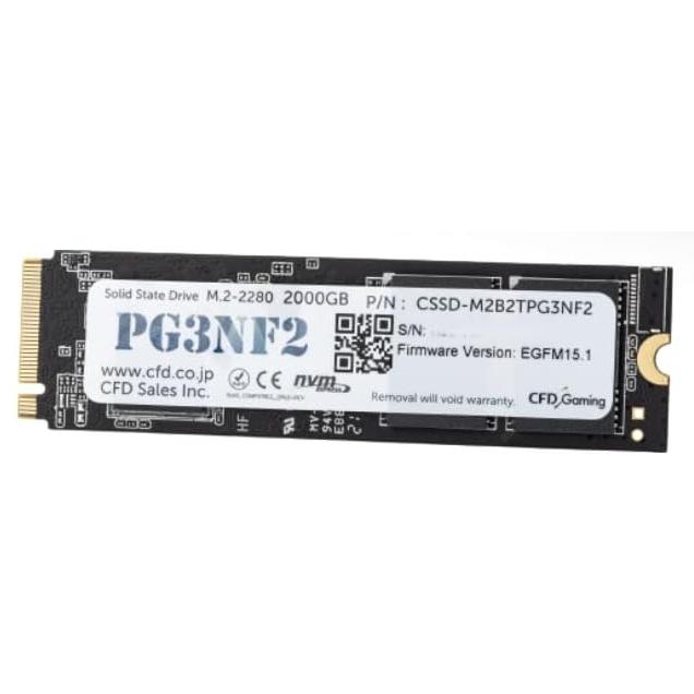 CFD販売 CFD PG3NF2 CSSD-M2B2TPG3NF2 SSD 2TB M.2 2280 PCIe Gen4 3D